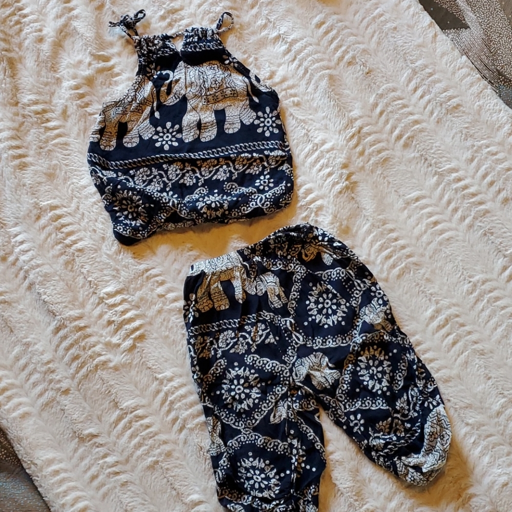 🌞 Elephant print summer outfit